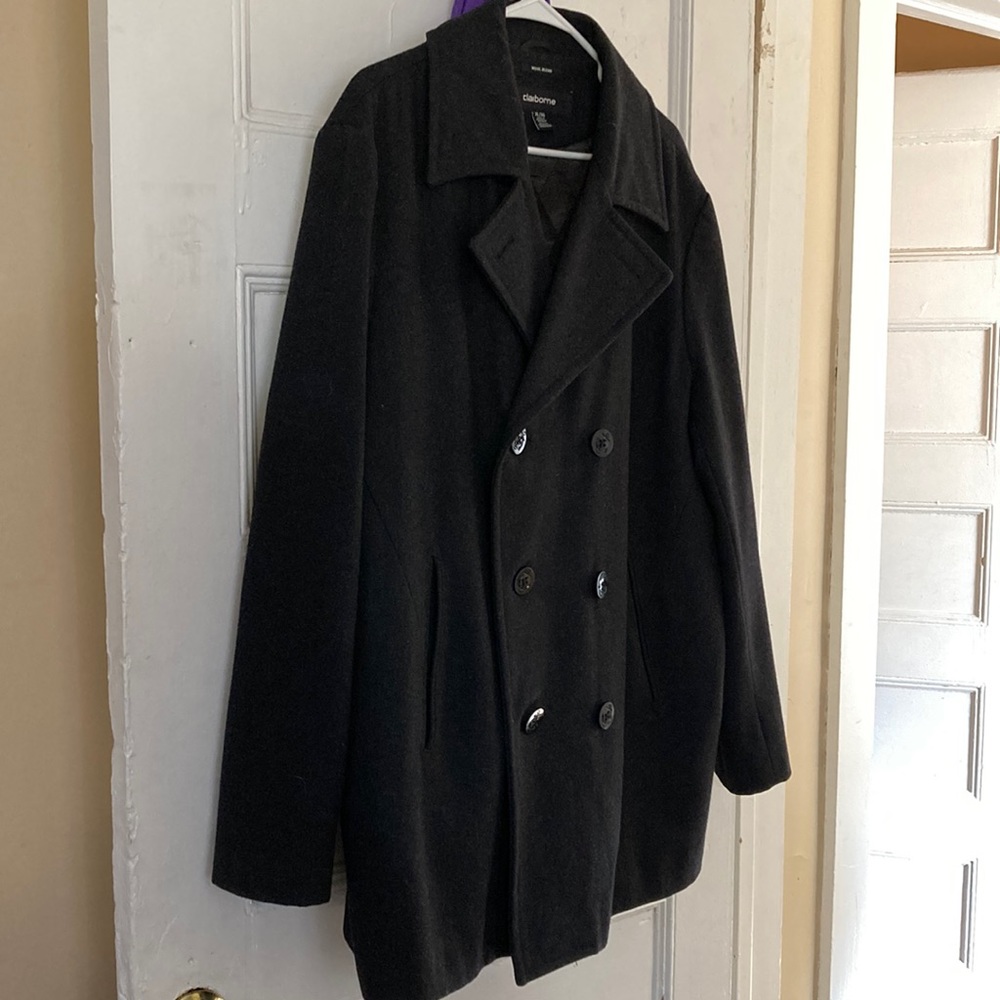 Claiborne Men’s Winter Peacoat